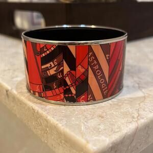 Hermès Wide Enamel Bangle